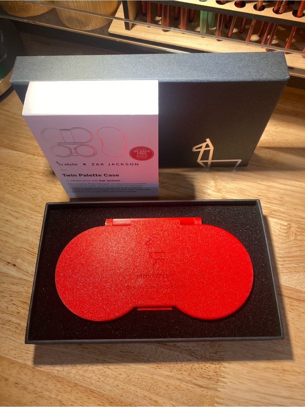 Etchr X ZAK JACKSON - lipstick red palette NEW